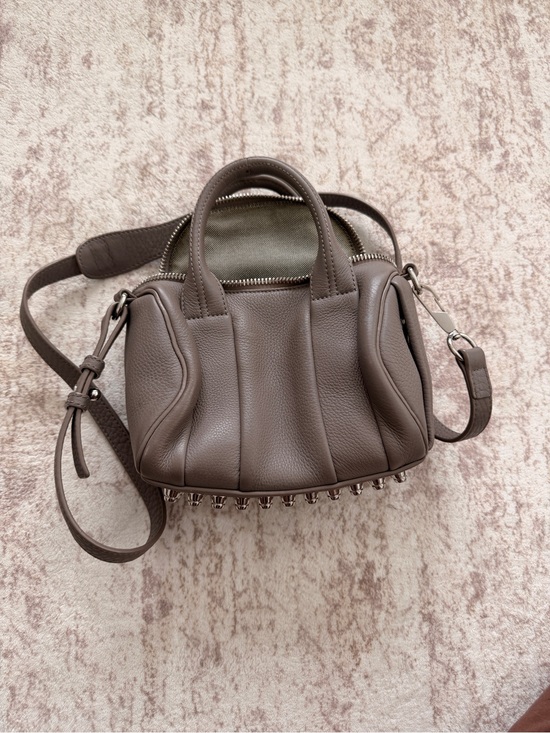 Alexander Wang Handbags - SOLD Rocco Leather Mini Satchel in Taupe - Women Bags